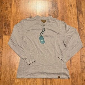 Men's tan Long Sleeve Shirt Venado NWT